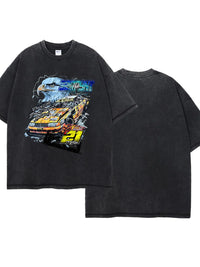 Men's Graphic Round Neck Half Sleeve T-Shirt