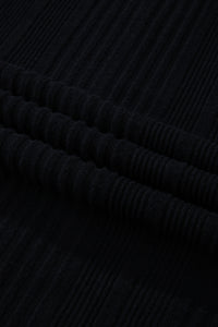 Color Block Drop Shoulder Long Sleeve Mini Dress