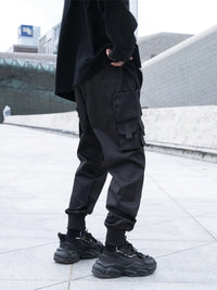 Men's Plus Size Cargo Jogger Pants with Multi Pockets