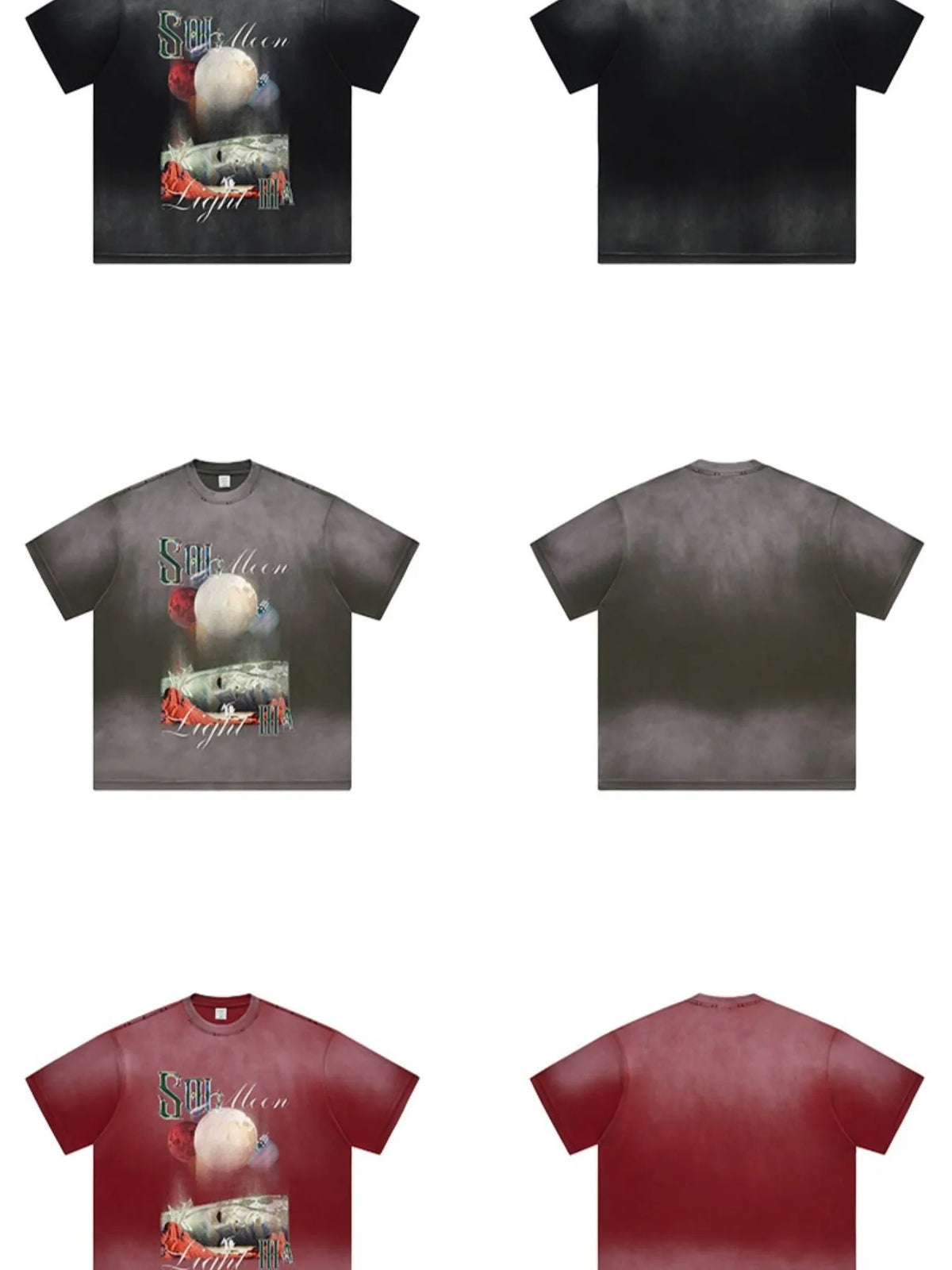 Men's Graphic Round Neck Short Sleeve T-Shirt