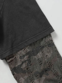 Men's Letter Graphic Contrast Long Sleeve T-Shirt