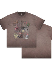Men's Graphic Round Neck Half Sleeve T-Shirt
