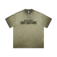 Men's Graphic Round Neck Short Sleeve T-Shirt