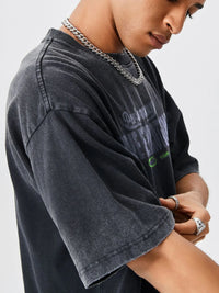 Men's Graphic Round Neck Short Sleeve T-Shirt