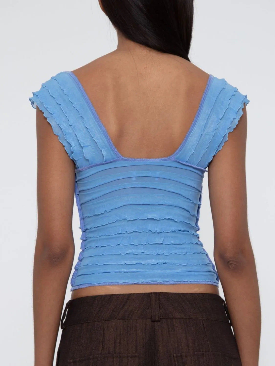 Ruched Solid Tank