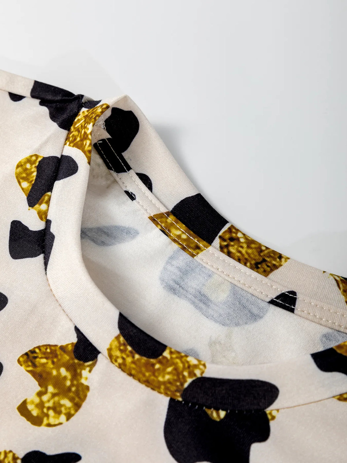 Leopard Print Short Sleeve T-Shirt