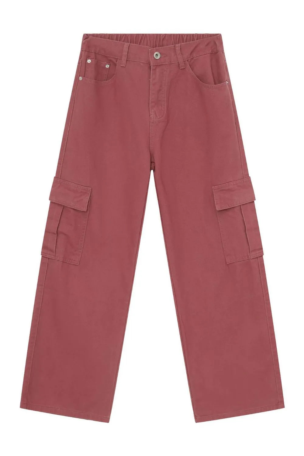 Men's Mid Rise Jeans with Cargo Pockets