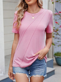 Round Neck Short Sleeve T-Shirt