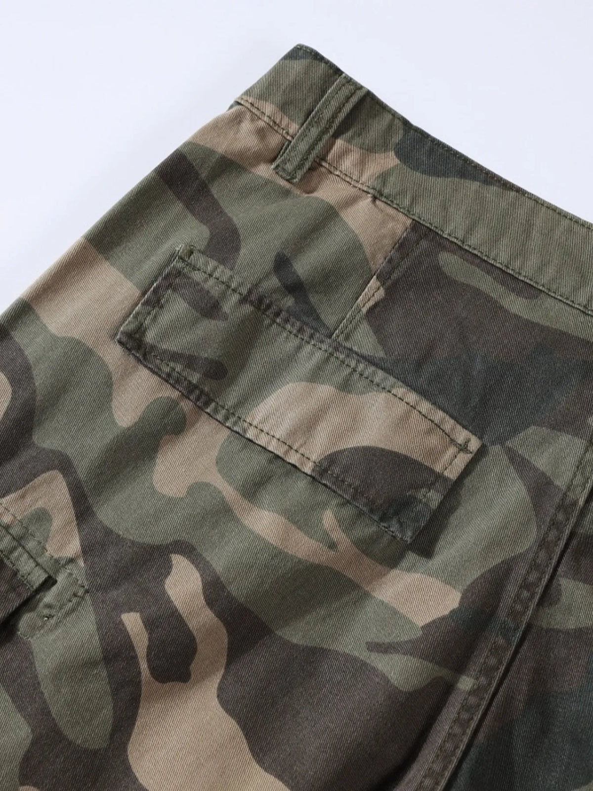Men's Full Size Camouflage Cargo Shorts Plus Size