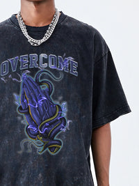 Men's Graphic Round Neck Short Sleeve T-Shirt