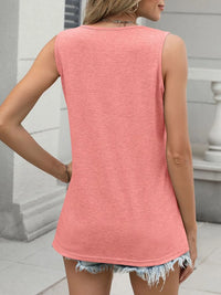 Classic V-Neck Sleeveless Tank Top