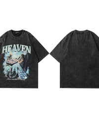 Men's Graphic Oversized Round Neck T-Shirt