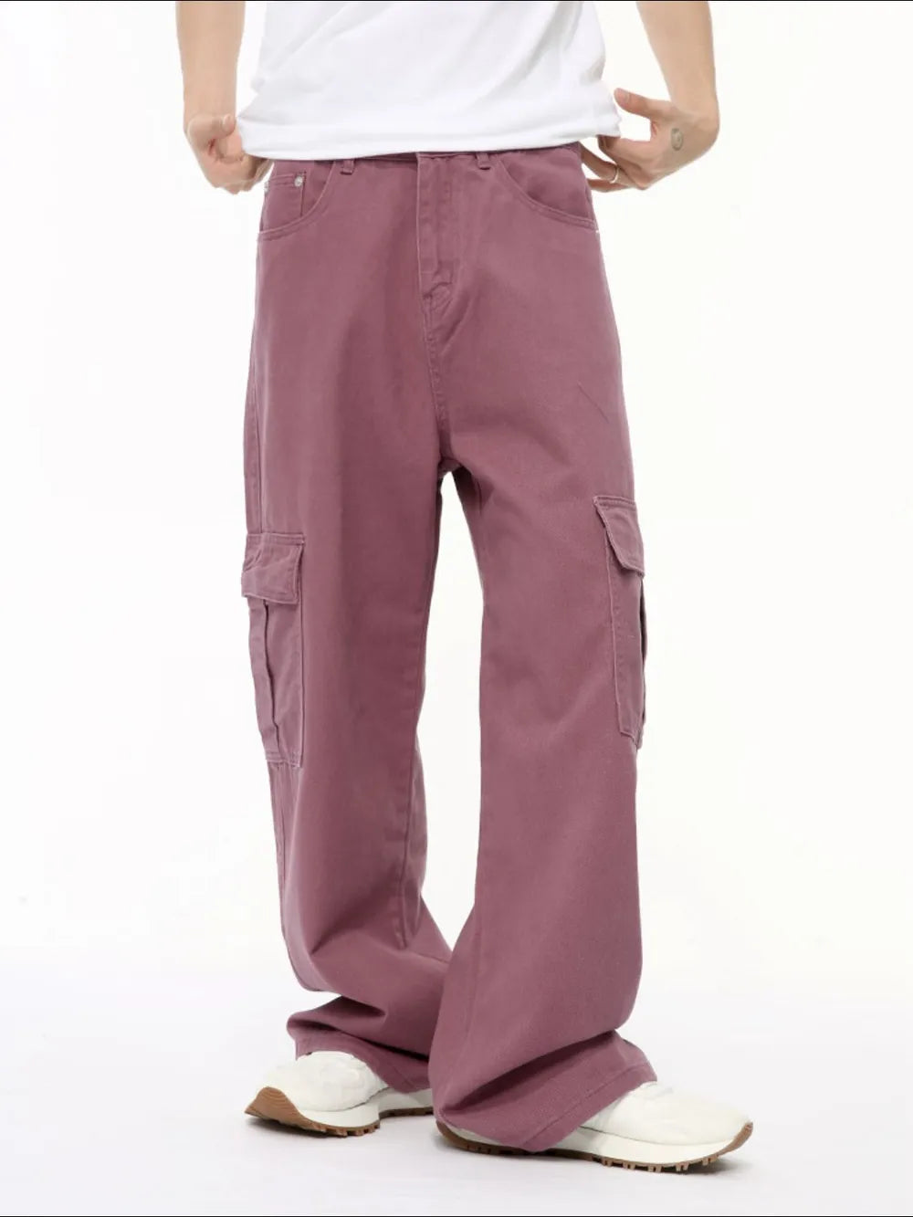 Wide Leg Cargo Jeans