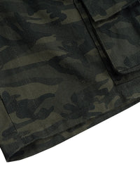Men's Camouflage Cargo Denim Shorts