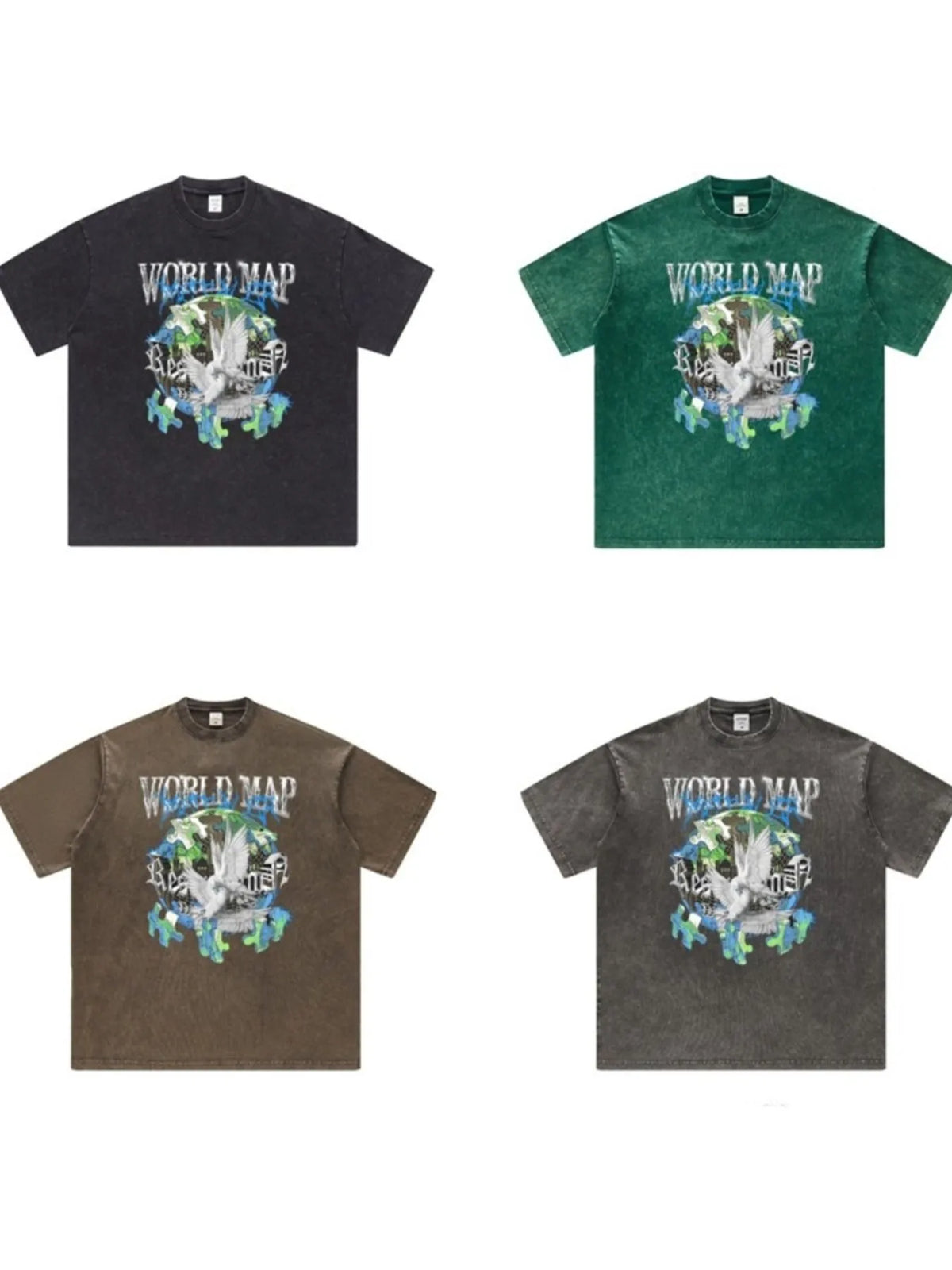 Men's Graphic Round Neck Short Sleeve T-Shirt