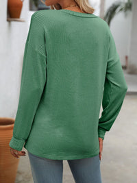 V-Neck Long Sleeve T-Shirt