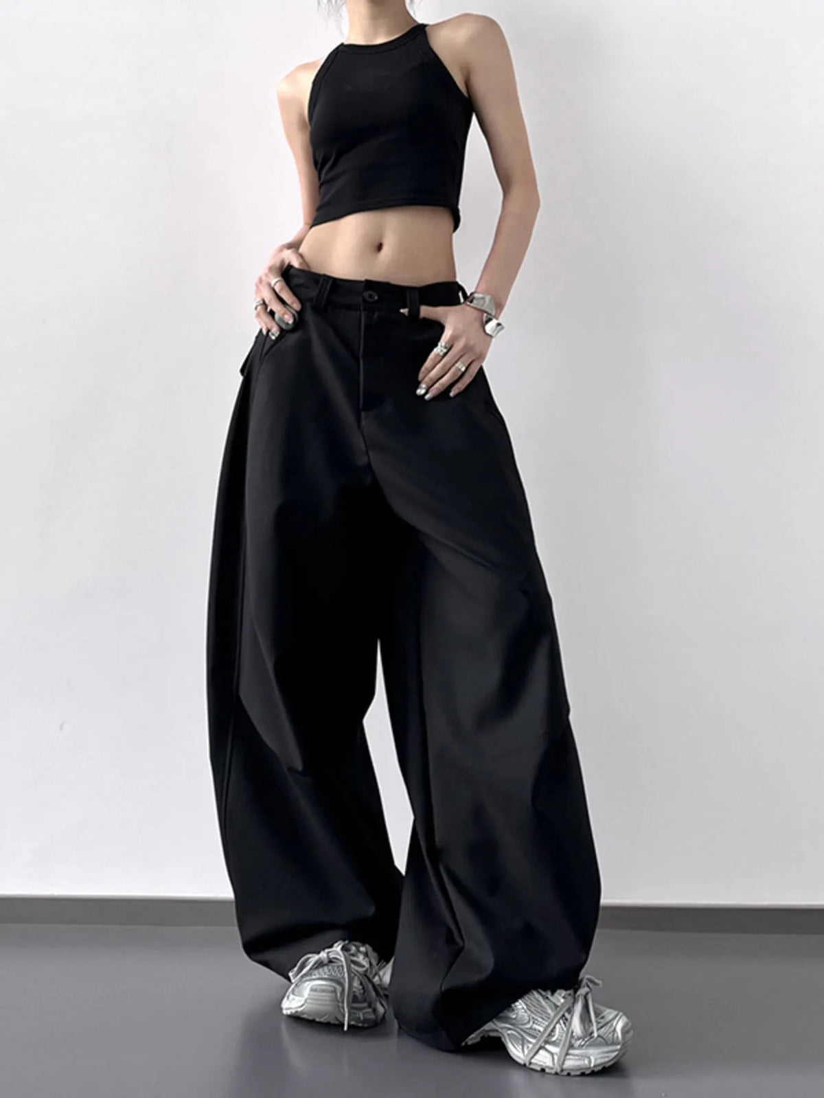 High Waisted Wide Leg Pants