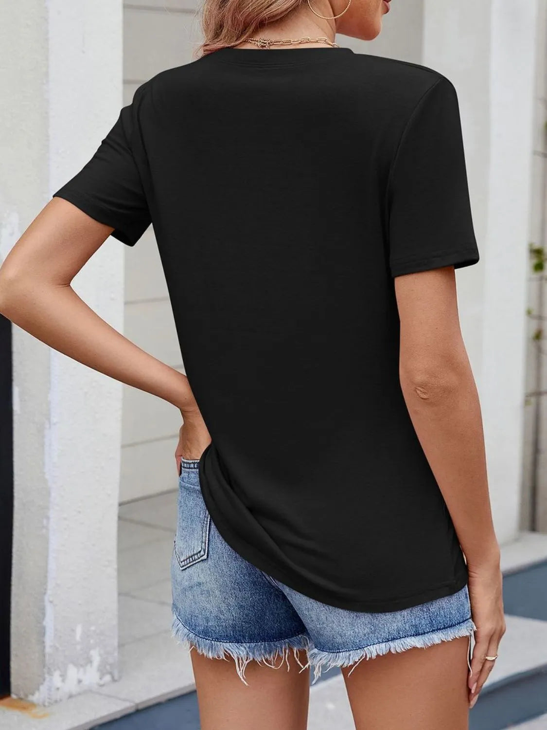 Round Neck Short Sleeve T-Shirt
