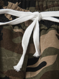 Men's Camouflage Drawstring Shorts