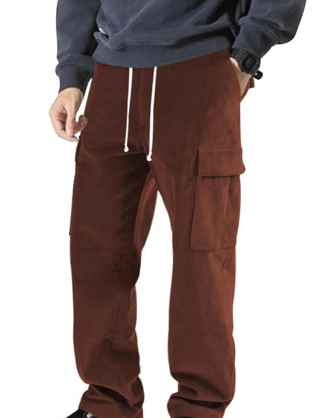 Men's Full Size Drawstring Jogger Pants Plus Size