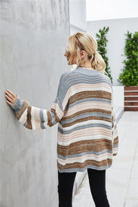 Dropped Shoulder Round Neck Sweater