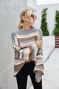 Dropped Shoulder Round Neck Sweater