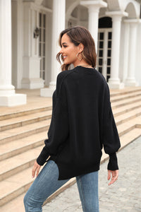 Round Neck Long Sleeve Sweaters