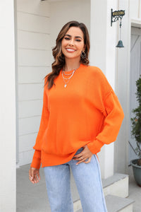 Round Neck Long Sleeve Sweaters
