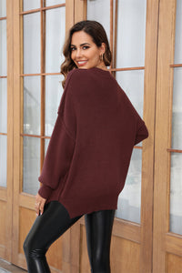 Round Neck Long Sleeve Sweaters