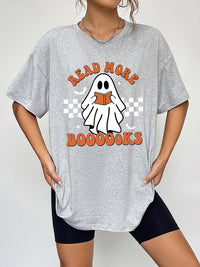 Round Neck Ghost Graphic T-Shirt
