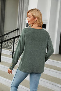 Long Sleeve T-Shirt V-Neck