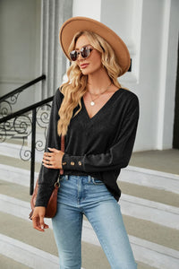 Long Sleeve T-Shirt V-Neck