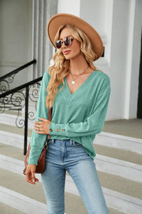 Long Sleeve T-Shirt V-Neck