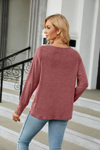 Long Sleeve T-Shirt V-Neck
