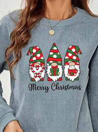 Merry Christmas Gnomes Graphic Sweatshirt