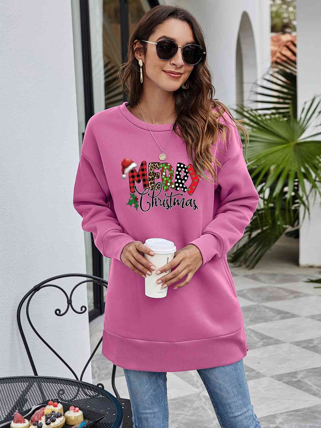 Graphic Sweatshirt MERRY CHRISTMAS