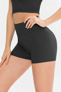 Sport Short in Misty Blue with Slim Fit & Wide Waistband