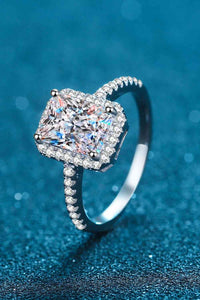 925 Sterling Silver Halo Ring