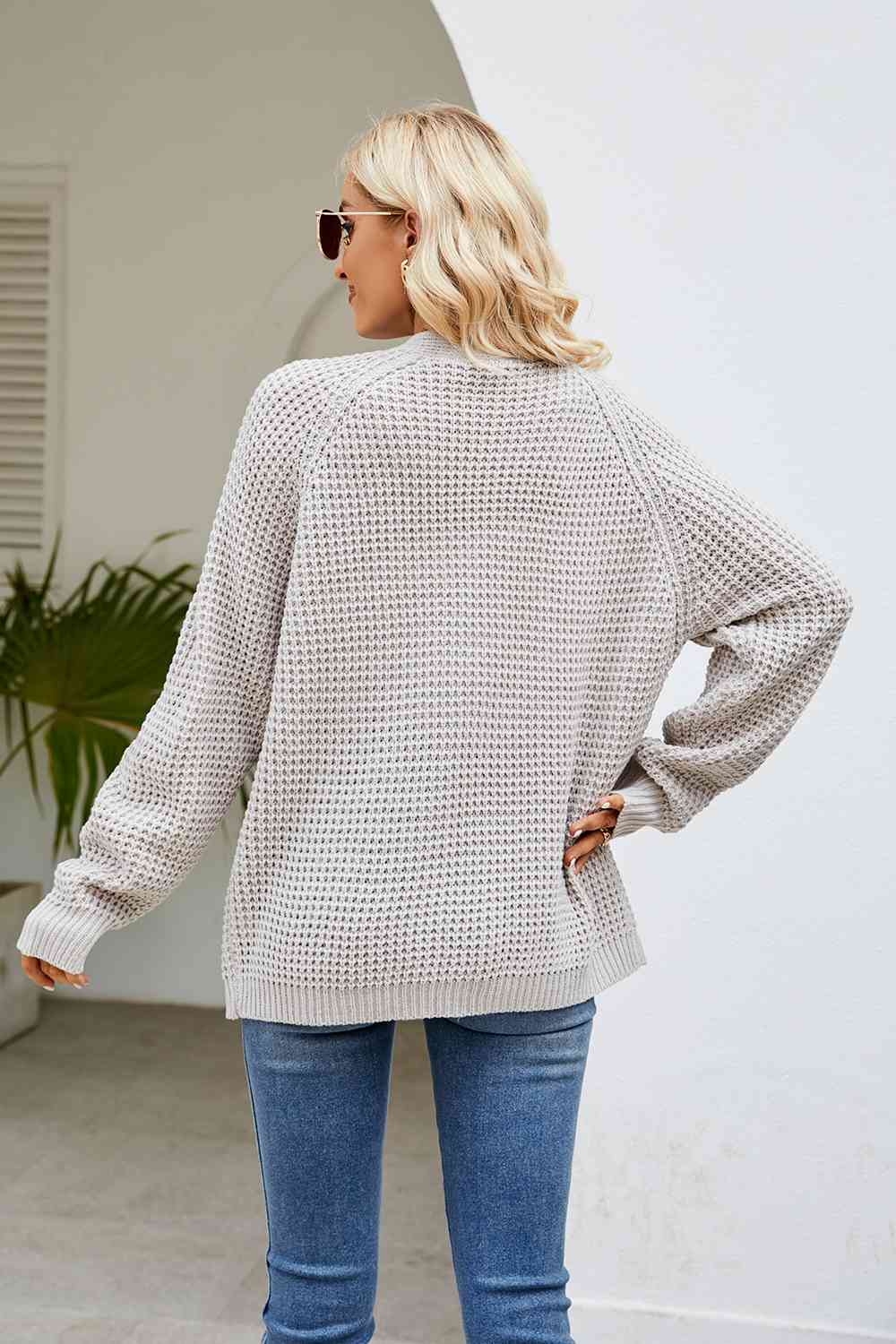 Open Front Cardigan with Pockets