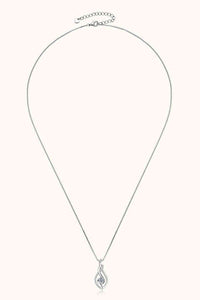 Minimalist Moissanite 925 Sterling Silver Necklace