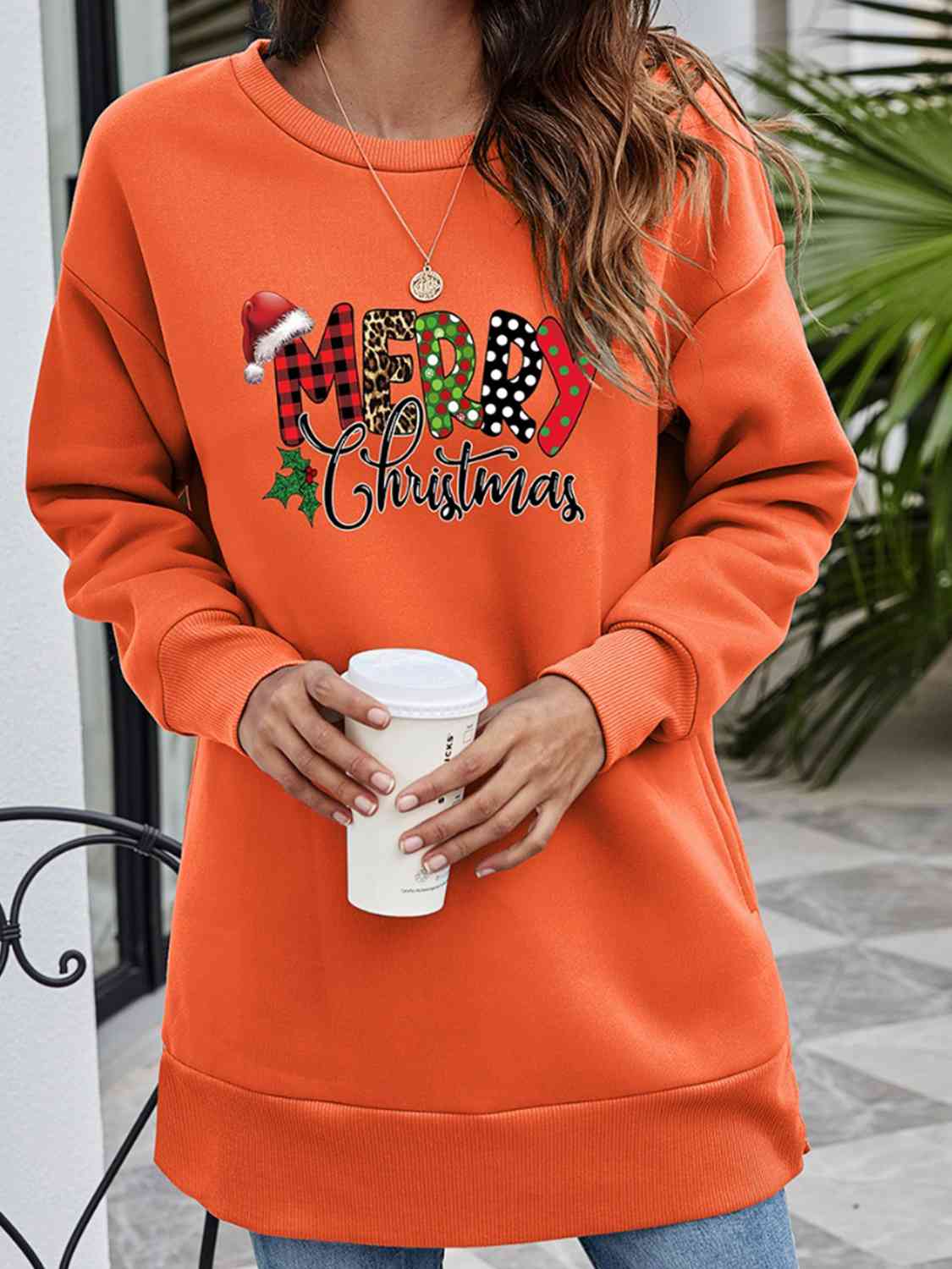 Graphic Sweatshirt MERRY CHRISTMAS