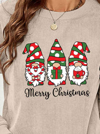 Merry Christmas Gnomes Graphic Sweatshirt
