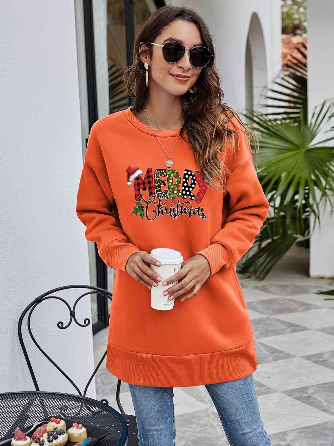 Graphic Sweatshirt MERRY CHRISTMAS