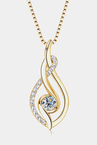 Minimalist Moissanite 925 Sterling Silver Necklace