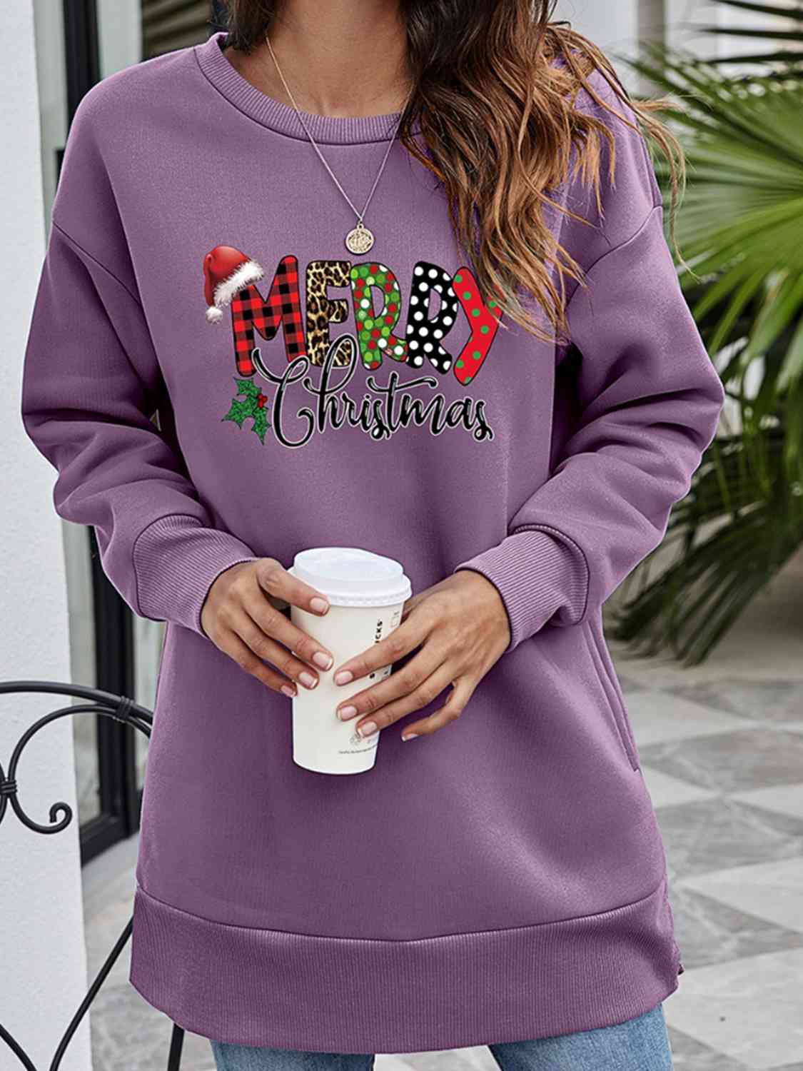 Graphic Sweatshirt MERRY CHRISTMAS