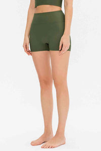 Sport Short in Misty Blue with Slim Fit & Wide Waistband