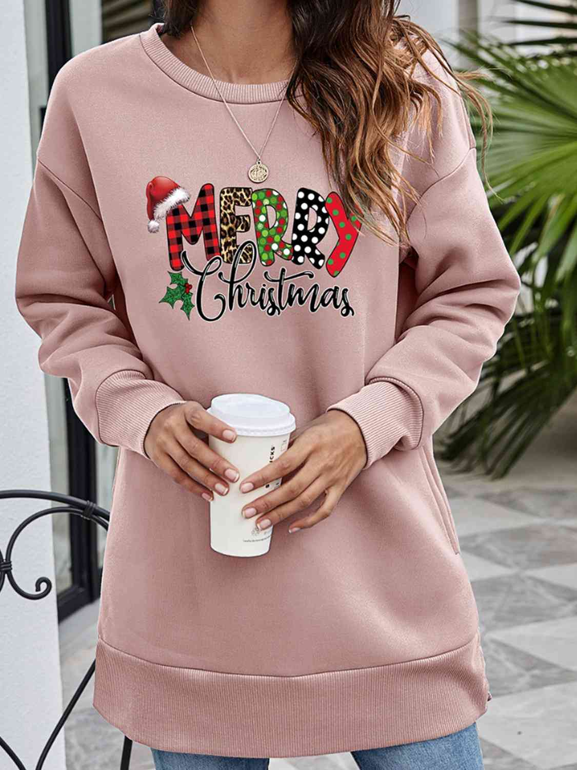 Graphic Sweatshirt MERRY CHRISTMAS
