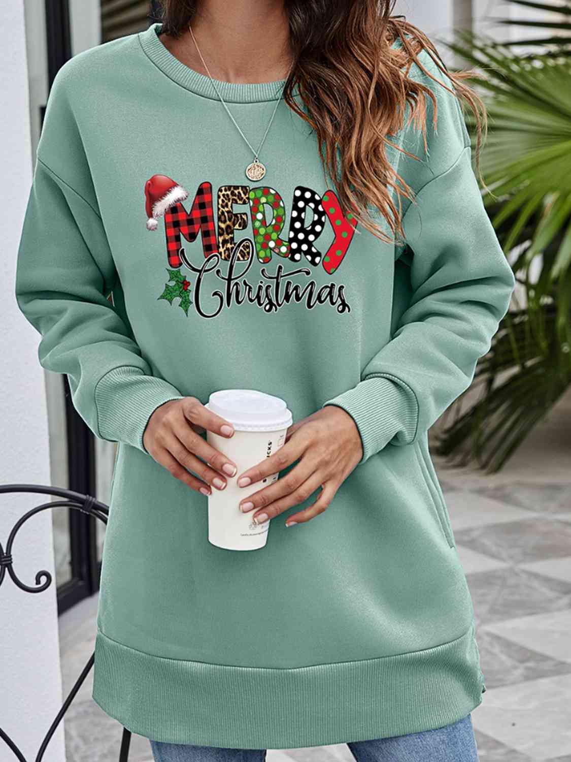 Graphic Sweatshirt MERRY CHRISTMAS