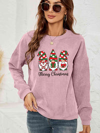 Merry Christmas Gnomes Graphic Sweatshirt