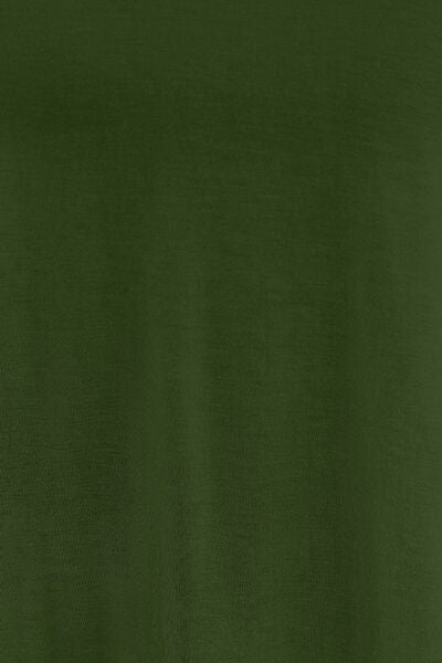 Full Size V-Neck Lantern Sleeve Top